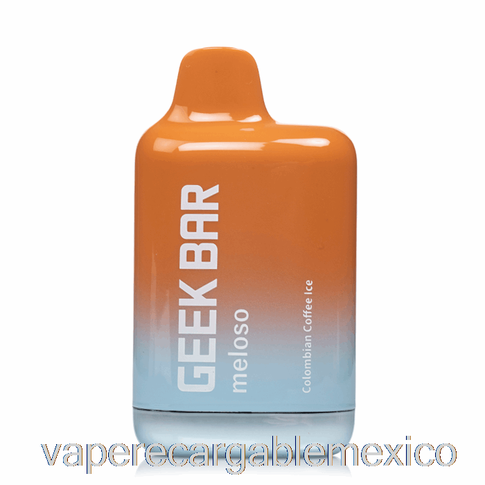 Vape Recargable Geek Bar Meloso Max 9000 Desechable Cafe Colombiano Hielo